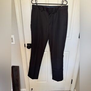 Perry Ellis Black Slim Fit Men's Pants